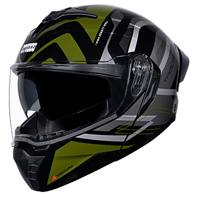 STUDDS TROOPER  D3 BLACK N3 GREEN XL