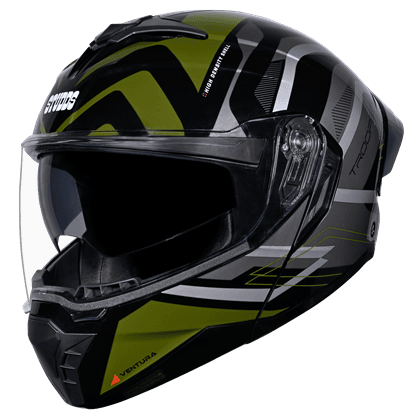 STUDDS TROOPER  D3 BLACK N3 GREEN XL