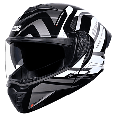 STUDDS TROOPER  D3 BLACK N6 WHITE XL