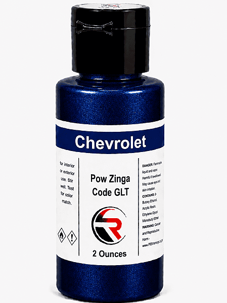 Chevrolet Pow Zinga Blue Metallic Code GLT (CB1-GLT-02) Chevrolet Pow Zinga Blue Metallic Code GLT (CB1-GLT-02)