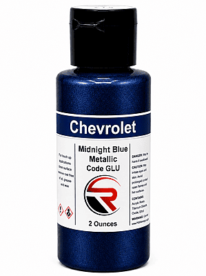 Chevrolet Midnight Blue Metallic Code GLU (CB1-GLU-02)