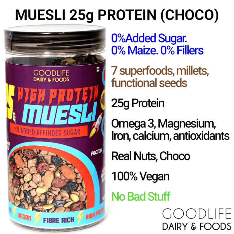 Goodlife - Muesli High Protein Chocolate - S (400gm)
