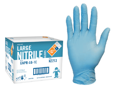 GUANTE NITRILO AZUL S/P SAFETY ZONE C/100