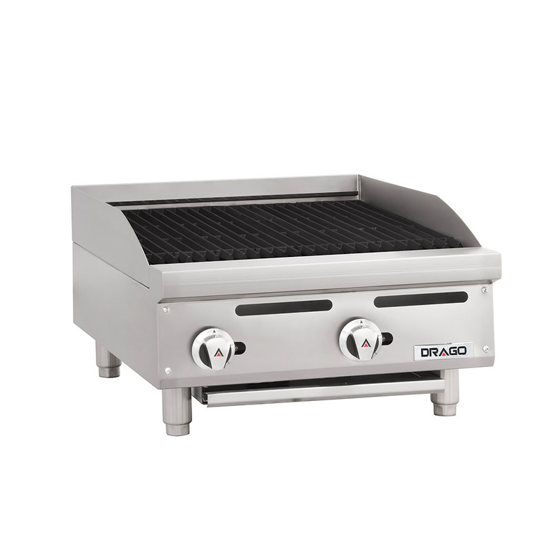 Asador 24 pulgadas Silver gas LP GPAS-02-01