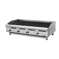 Asador 48 pulgadas Silver gas LP radiantes de acero inoxidable GPAS-04-00 marca DRAGO