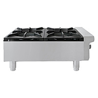 Parrilla 2 quemadores Gas LP 12” GPPA-200-V