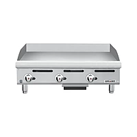 Plancha de 3 quemadores, placa de acero 1/2" de grosor, gas LP GPPL-03-00