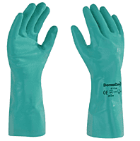 GUANTE NITRILO VERDE TIPO SOLVEX