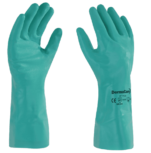 GUANTE NITRILO VERDE TIPO SOLVEX