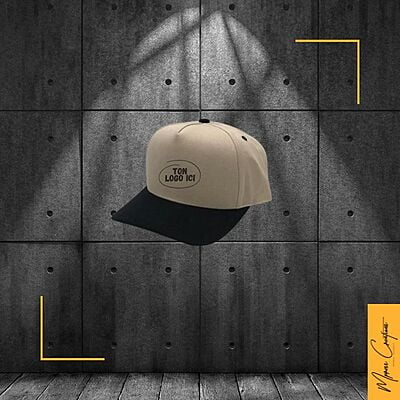 Casquette 5 panneaux courbée Casquette 5 panneaux courbée