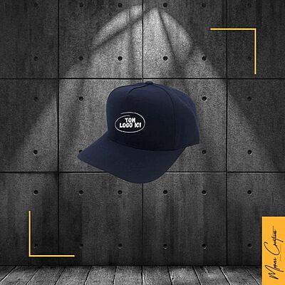 Casquette 5 panneaux courbée Casquette 5 panneaux courbée