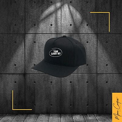 Casquette 5 panneaux courbée Casquette 5 panneaux courbée