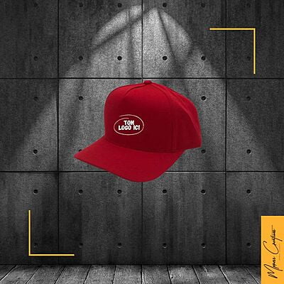 Casquette 5 panneaux courbée Casquette 5 panneaux courbée