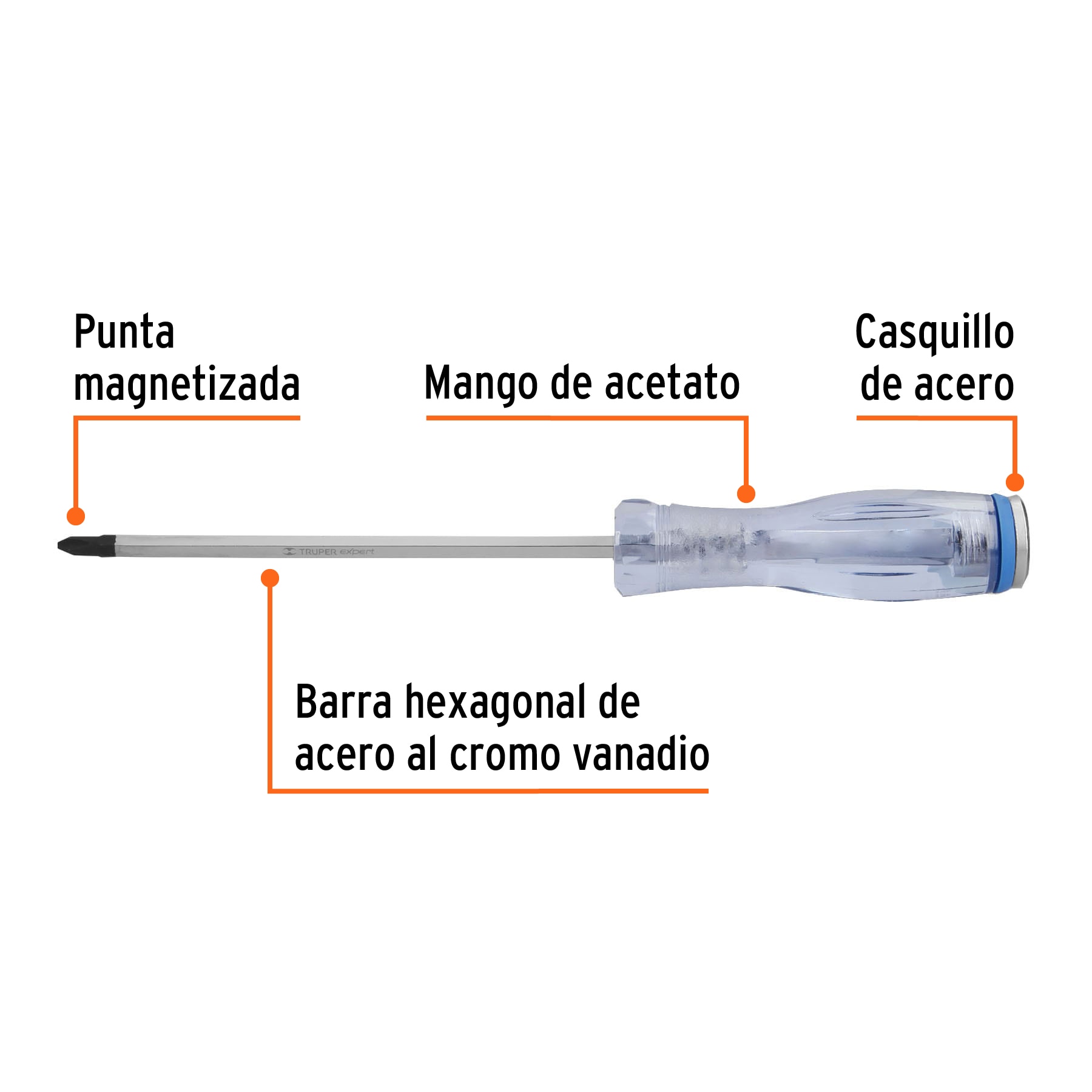Desarmador de golpe, 1/4X6', de cruz - GO-1/4X6C / 14149
