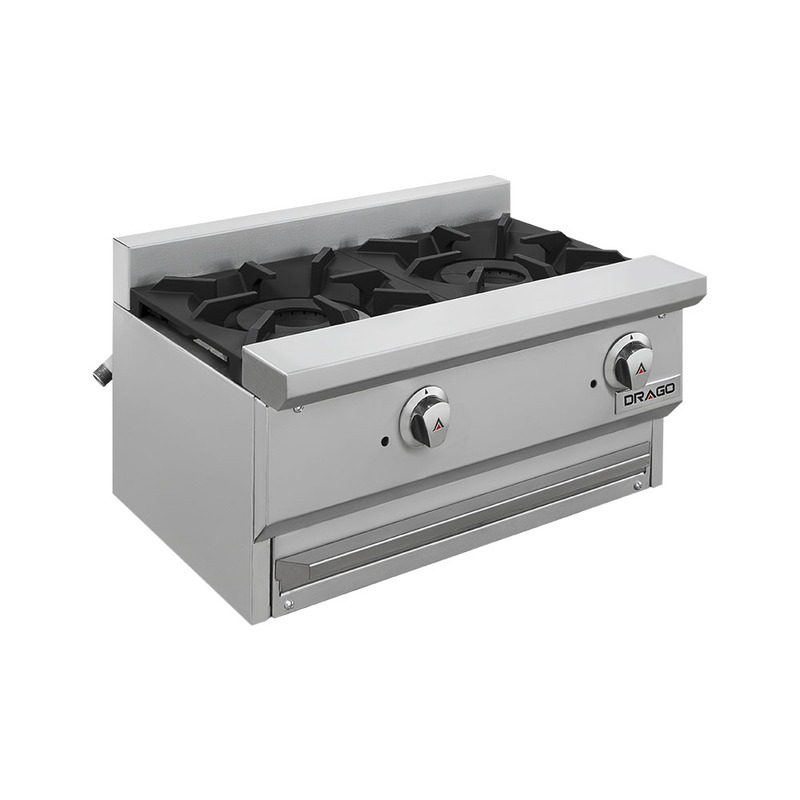 Parrilla de 2 quemadores modelo Slim