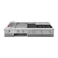 Estufa universal de mesa Slim 2 quemadores asador planca freidora y gratinador