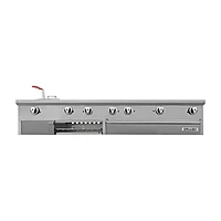 Estufa universal de mesa Slim 2 quemadores asador planca freidora y gratinador