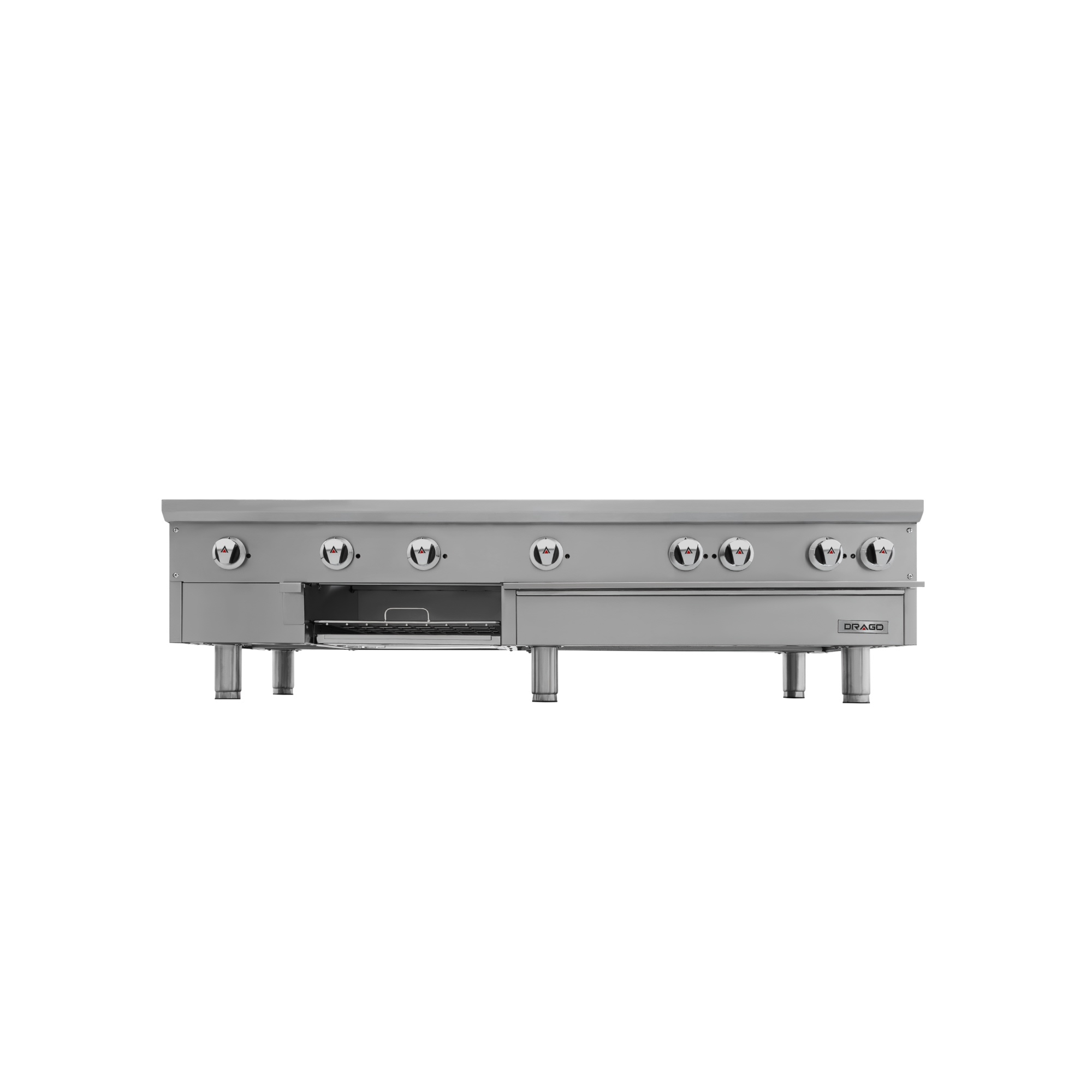 Estufa universal de mesa 4 quemadores asador plancha freidora y gratinador GPA-421-VE
