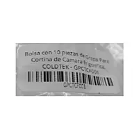 Bolsa con 10 piezas de Grapa Para Cortina de Camara Frigorifica, COLDTEK - GPCTCF001