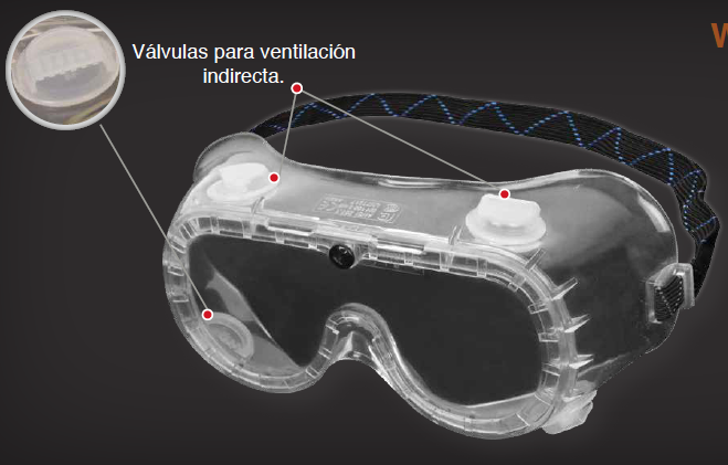 GOGLE PROTECCION VENTILACION INDIRECTA WW-1300VI
