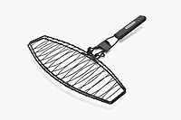 Grillpro Non Stick Fish Basket - Removable Handle