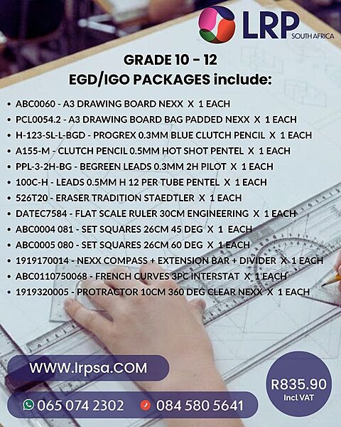 Grade 10-12 IGO-EGD PACKAGES