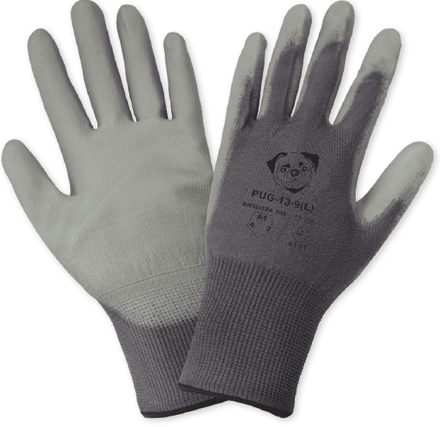 GUANTE NYLON GRIS P/POLIURETANO GRIS SAFE FIT