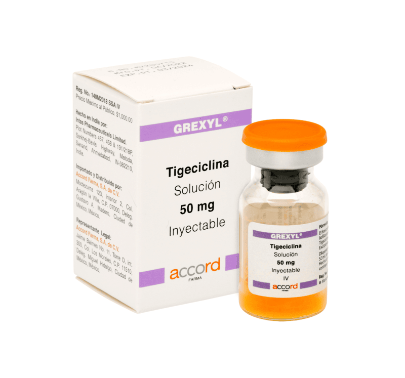 GREXYL(Tigeciclina)50mg,FRACCIV,140M2018SSAIV