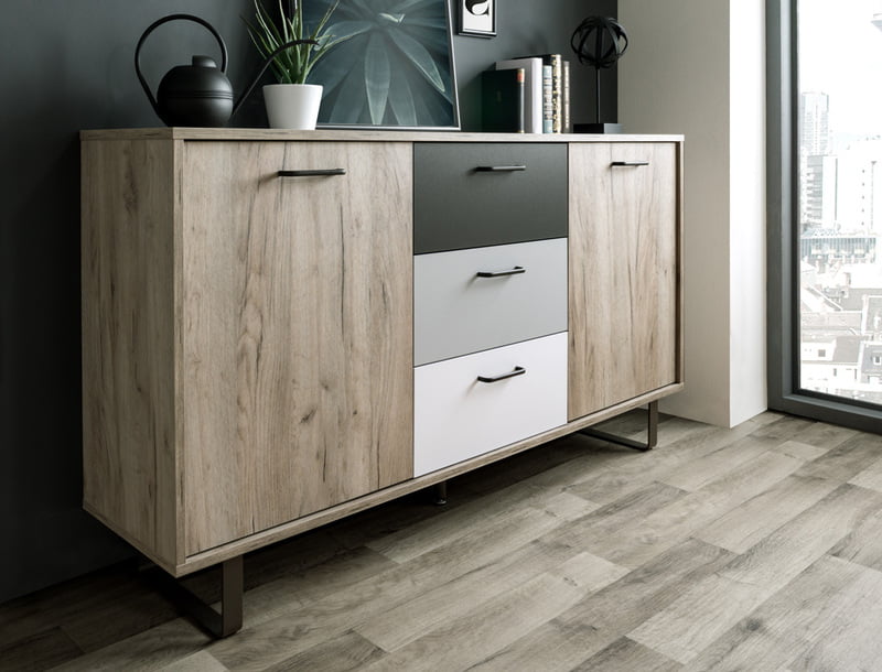 KRONODESIGN STANDARD-GREY CRAFT OAK/3/4"/5x8FT