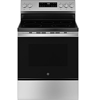GE® GRF500PVWW 30" Free-Standing Electric Range with Crisp Mode