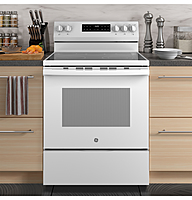 GE® GRF500PV 30" Free-Standing Electric Range with Crisp Mode