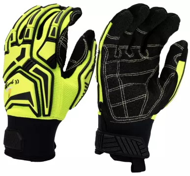 Hi Green back,Kevlar Stitched with padding on palm