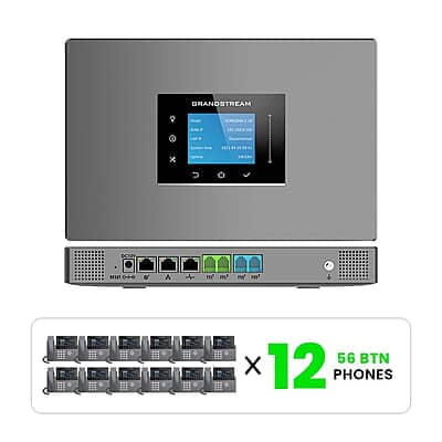 Grandstream Phone System Kits with 56-Button Phones 