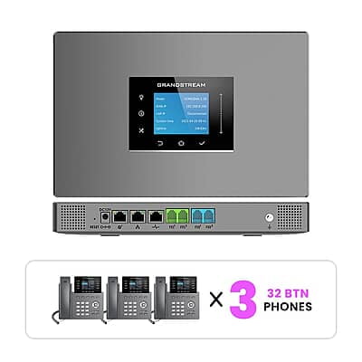 Grandstream Phone System Kits with 32-Button Phones Grandstream Phone System Kits with 32-Button Phones