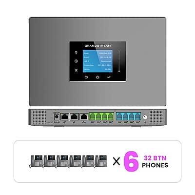 Grandstream Phone System Kits with 32-Button Phones Grandstream Phone System Kits with 32-Button Phones