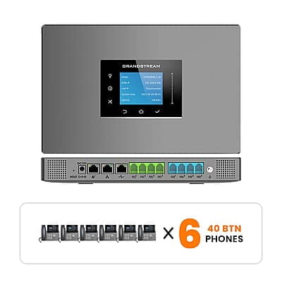 Grandstream Phone System Kits with 40-Button Phones  Grandstream Phone System Kits with 40-Button Phones