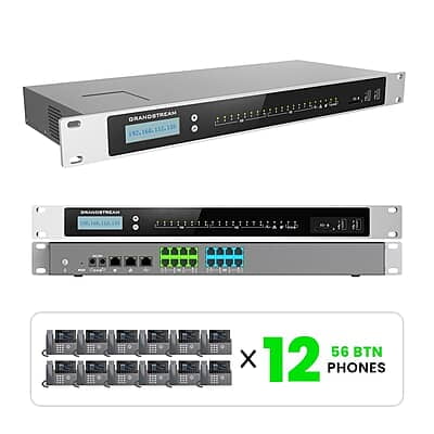 Grandstream Phone System Kits with 56-Button Phones 