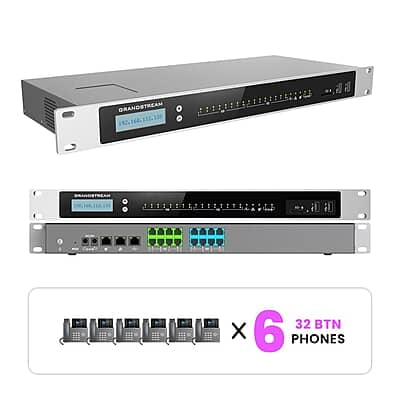 Grandstream Phone System Kits with 32-Button Phones Grandstream Phone System Kits with 32-Button Phones