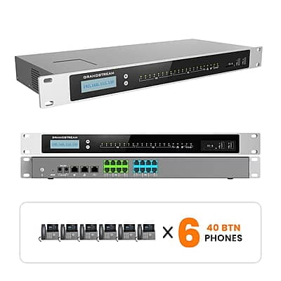 Grandstream Phone System Kits with 40-Button Phones  Grandstream Phone System Kits with 40-Button Phones
