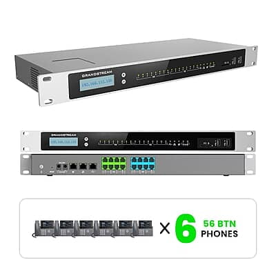 Grandstream Phone System Kits with 56-Button Phones 