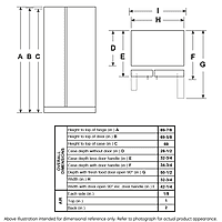 GE® GSE23GGP ENERGY STAR® 23.0 Cu. Ft. Side-By-Side Refrigerator