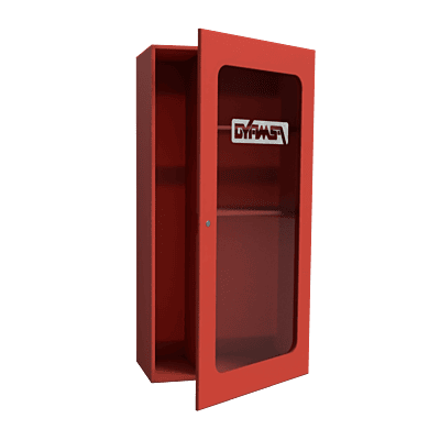 Gabinete plastico  rojo de 1.4 x 0.7 x 0.35 mts.