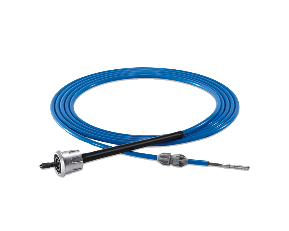 Eje Flexible - Para tubos con D. I. de 11.1 a 12.7 mm de 7.6 m