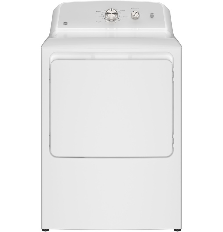 GE® GTD38EASWWS 7.2 cu. ft. Capacity Electric Dryer with Up To 120 ft. Venting and Reversible Door GE® GTD38EASWWS 7.2 cu. ft. Capacity Electric Dryer with Up To 120 ft. Venting and Reversible Door