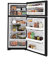 GE® GTE18DTNRBB ENERGY STAR® 17.5 Cu. Ft. Top-Freezer Refrigerator GE® GTE18DTNRBB ENERGY STAR® 17.5 Cu. Ft. Top-Freezer Refrigerator