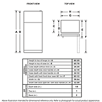 GE® ENERGY STAR® 19.2 Cu. Ft. Top-Freezer Refrigerator