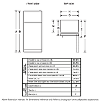 GE® GTE19JSNRSS ENERGY STAR® 19.2 Cu. Ft. Top-Freezer Refrigerator
