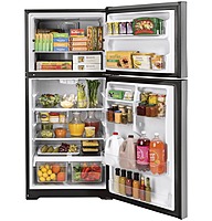 GE® GTE19JSNRSS ENERGY STAR® 19.2 Cu. Ft. Top-Freezer Refrigerator