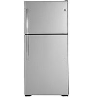 GE® GTE19JSNRSS ENERGY STAR® 19.2 Cu. Ft. Top-Freezer Refrigerator
