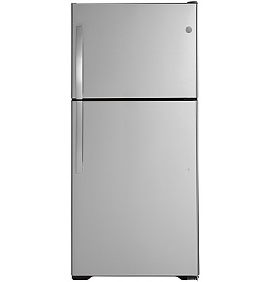 GE® GTE19JSNRSS ENERGY STAR® 19.2 Cu. Ft. Top-Freezer Refrigerator
